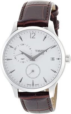 Tissot T0636391603700 Tradition GMT Leather Men’s Watch
